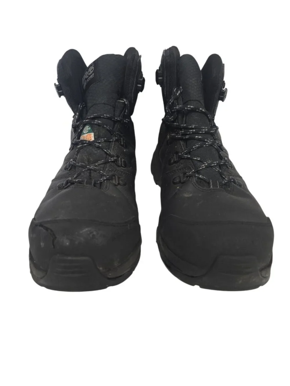 Timberland PRO Men's Mid-Cut Switchback WP Comp Toe Work Boots Black Size 11W